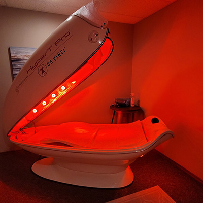 Chiropractic Bloomington IL Red Light Bed