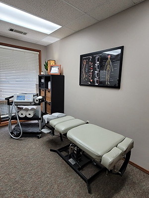 Chiropractic Bloomington IL Softwave Therapy Room