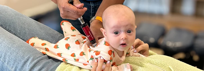 Pediatric Chiropractic Care on an Infant