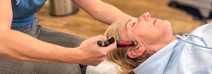 Using Instrument on Patient's Jaw